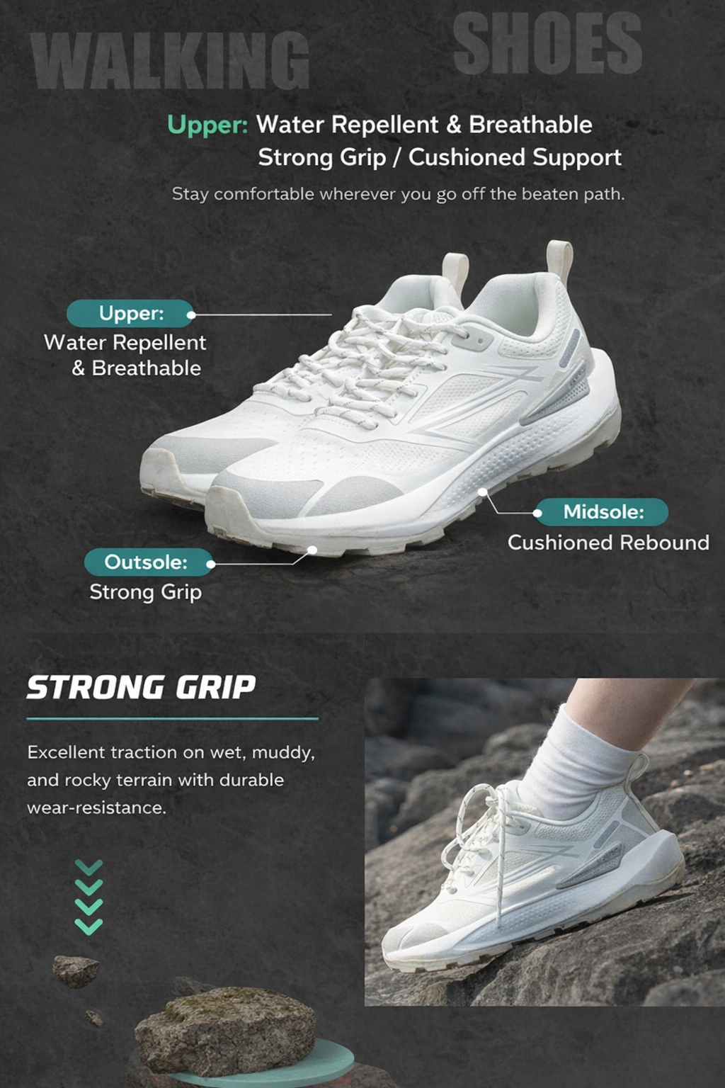 Natreo Lightweight Trail & Hiking Shoe